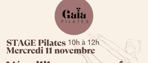 Stage Pilates Mercredi 11 Novembre 10h à 12h